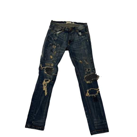 FWRD DISTRESSED JEANS - Picture 1 of 5